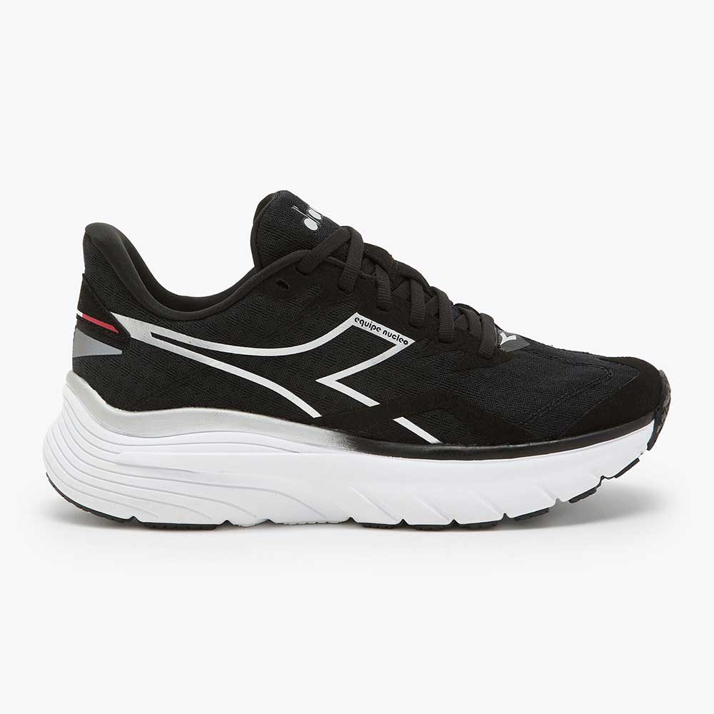Women's Diadora Equipe Nucleo, Black/Silver/White, 8 B Medium