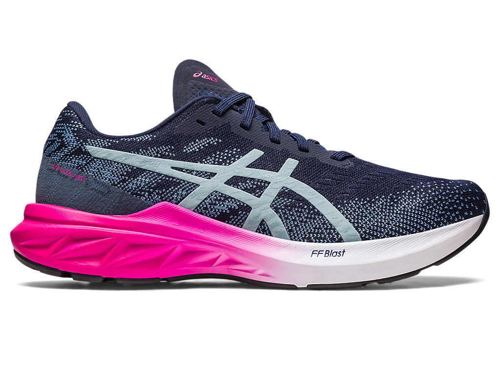 Women's Asics Dynablast 3, Midnight/Light Steel, 11.5 B Medium