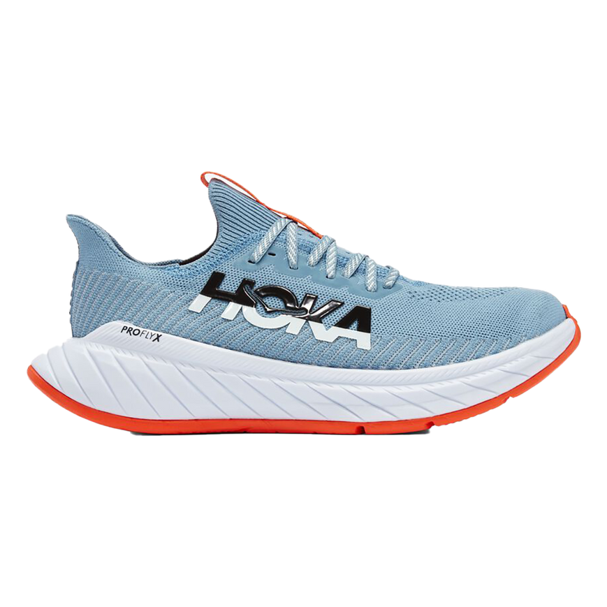Men's Hoka One One Carbon X 3, Mountain Spring/Puffin's Bill, 11.5 D Medium