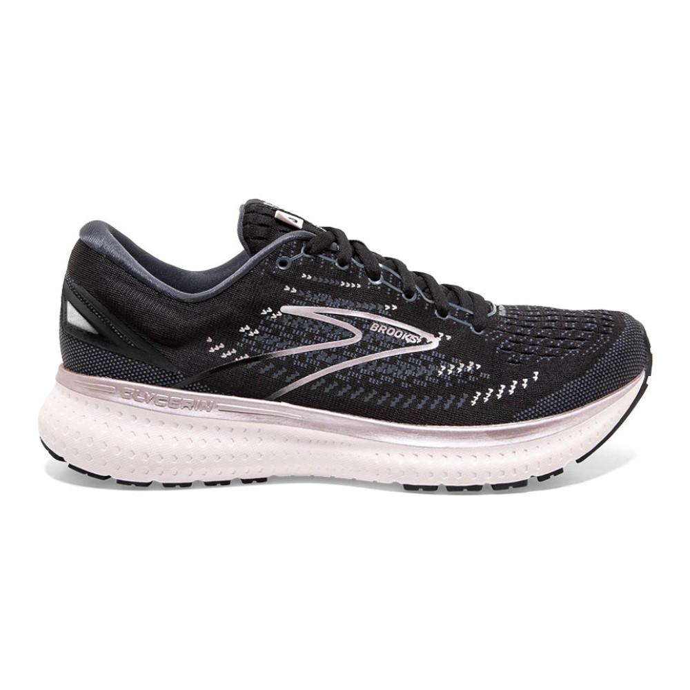 Women's Brooks Glycerin 19, Black/Ombre/Metallic, 6 B Medium