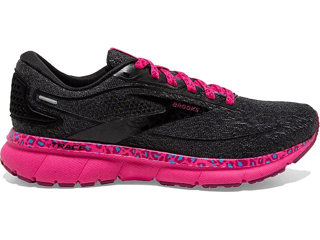 Women's Brooks Trace 2, Magenta/Black/Ebony, 10.5 B Medium