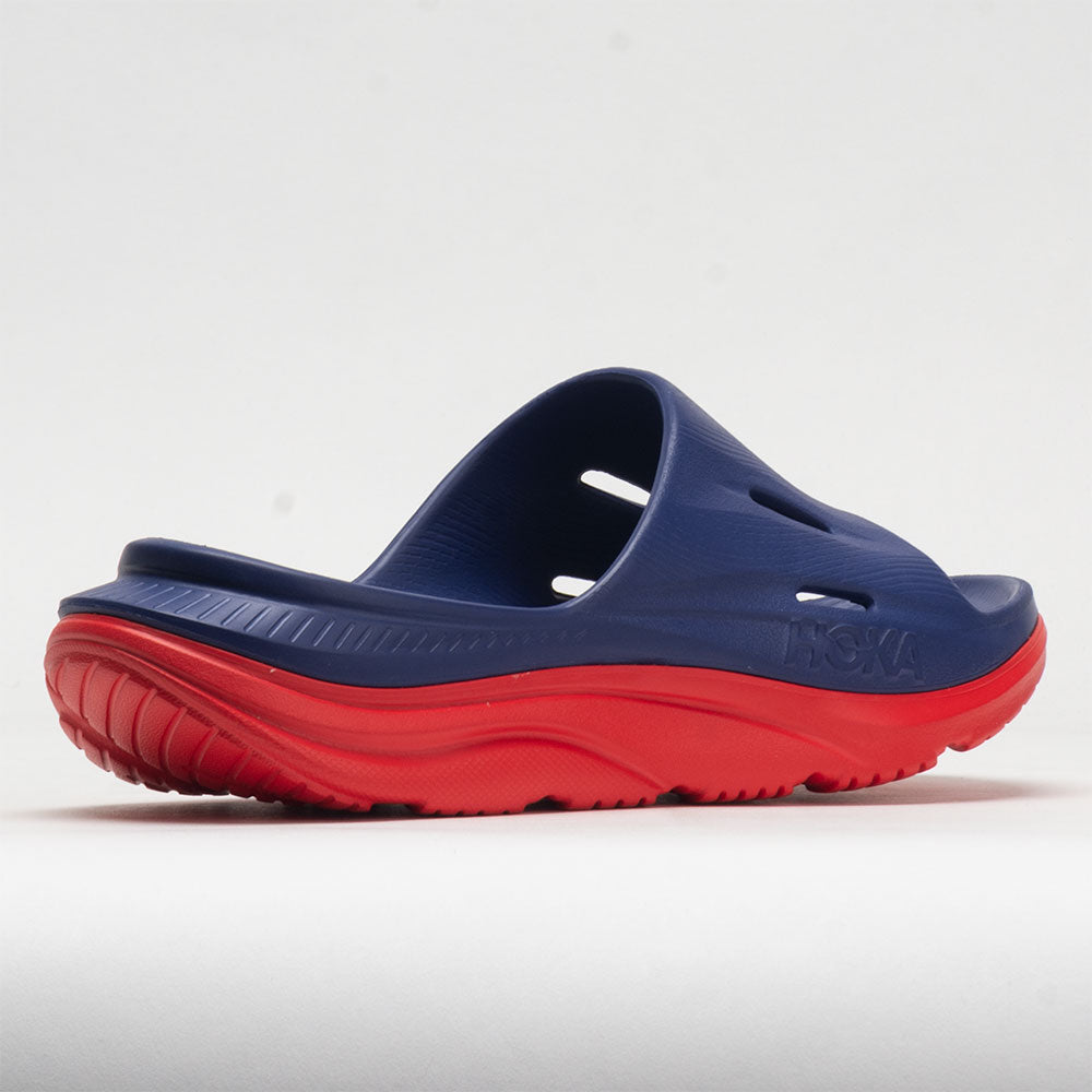 HOKA Ora Slide 3 Unisex Bellwether Blue/Red Alert
