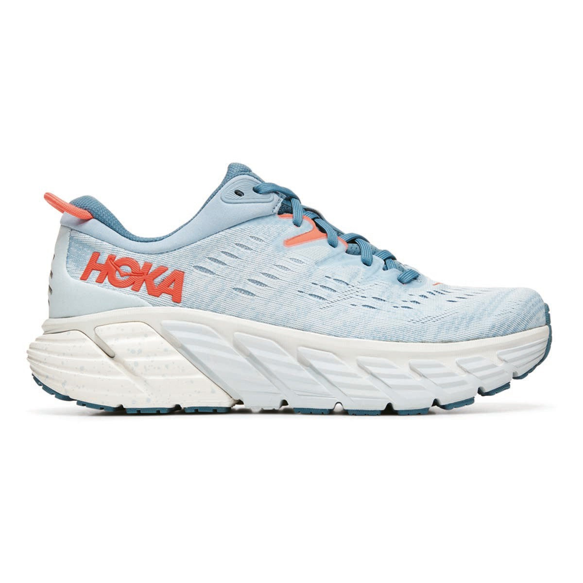 Women's Hoka One One Gaviota 4, Blue Fog/Plein Air, 10 B Medium