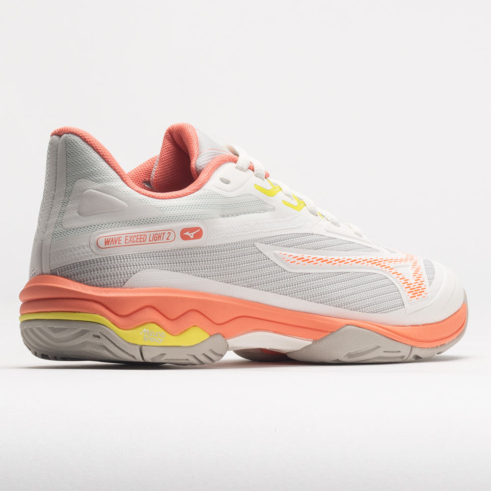 Mizuno Wave Exceed Light 2 AC Women's Snow White/Fusion Coral