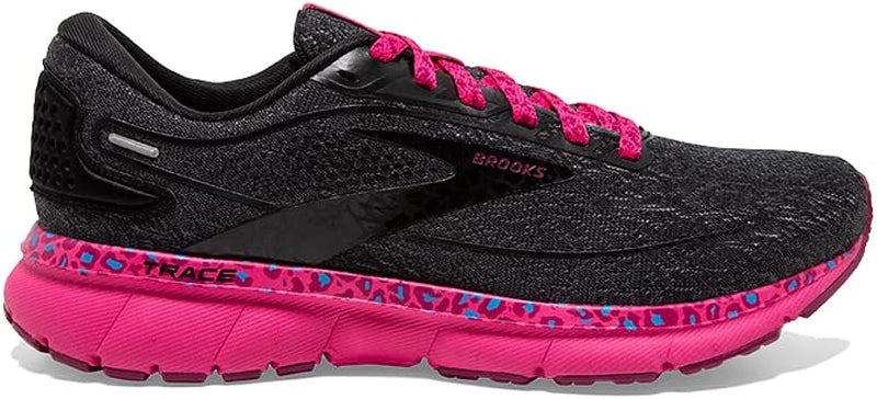 Women's Brooks Trace 2, Magenta/Black/Ebony, 10 B Medium