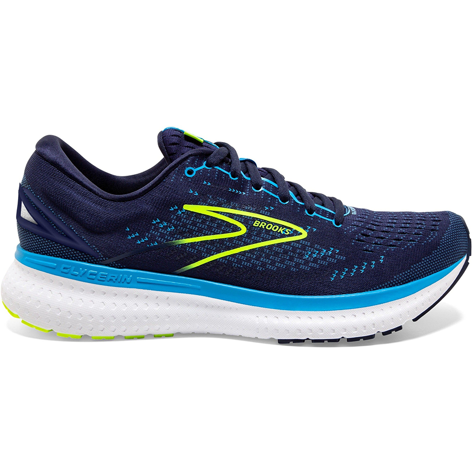 Men's Brooks Glycerin 19, Navy/Blue/Nightlife, 12 D Medium
