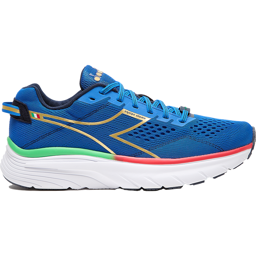Men's Diadora Equipe Atomo, Royal Blue/Gold, 9.5 D Medium