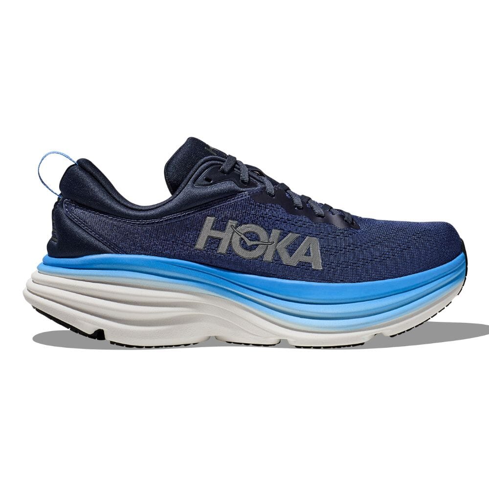 Men's Hoka One One Bondi 8, Outer Space/All Aboard, 11.5 D Medium