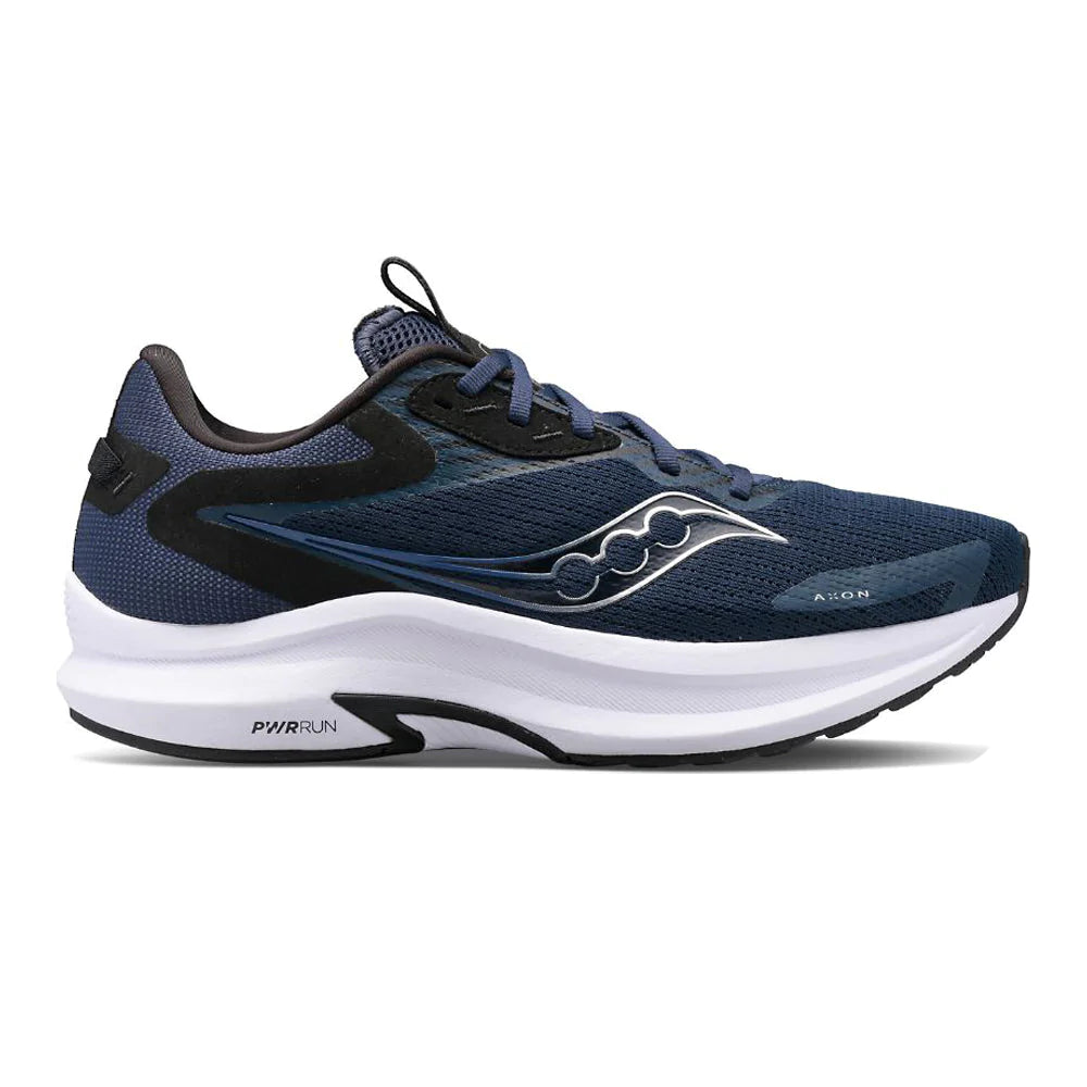 Men's Saucony Axon 2, Navy/Silver, 11 D Medium