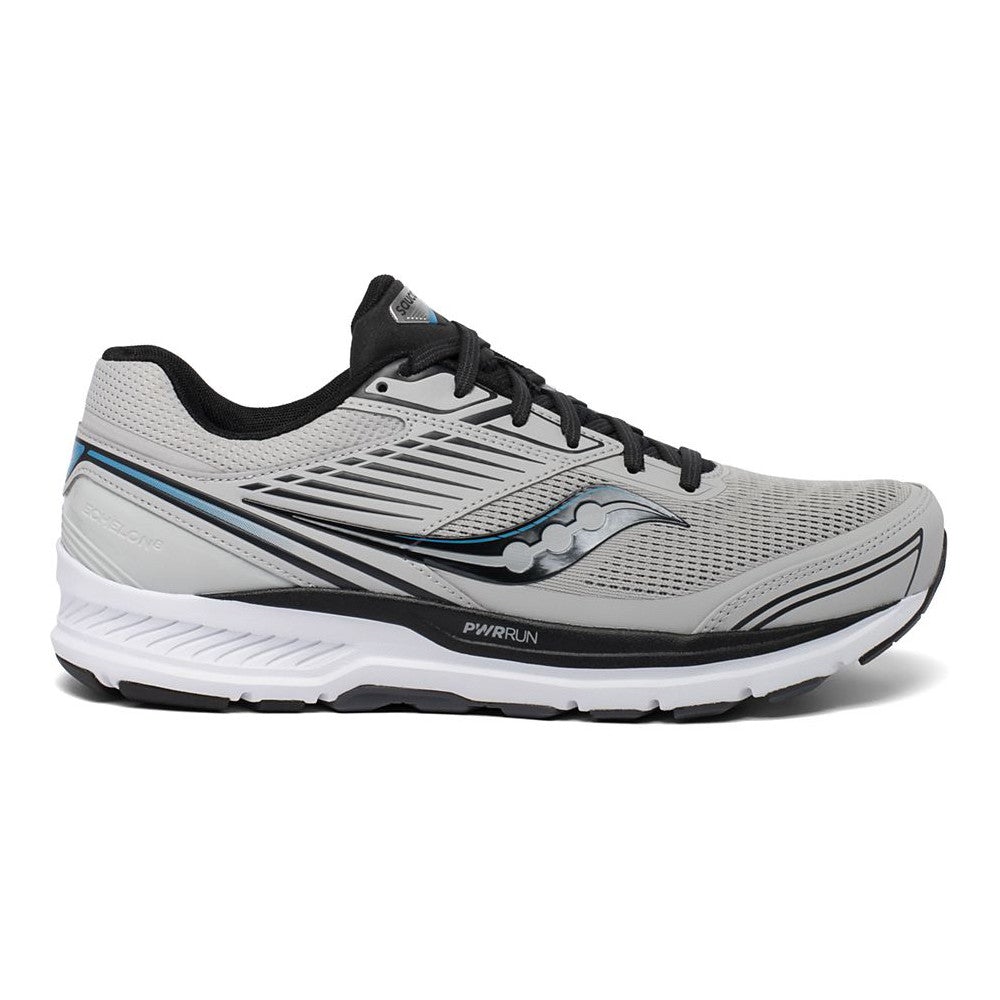 Men's Saucony Echelon 8, Alloy/Black, 10 Wide