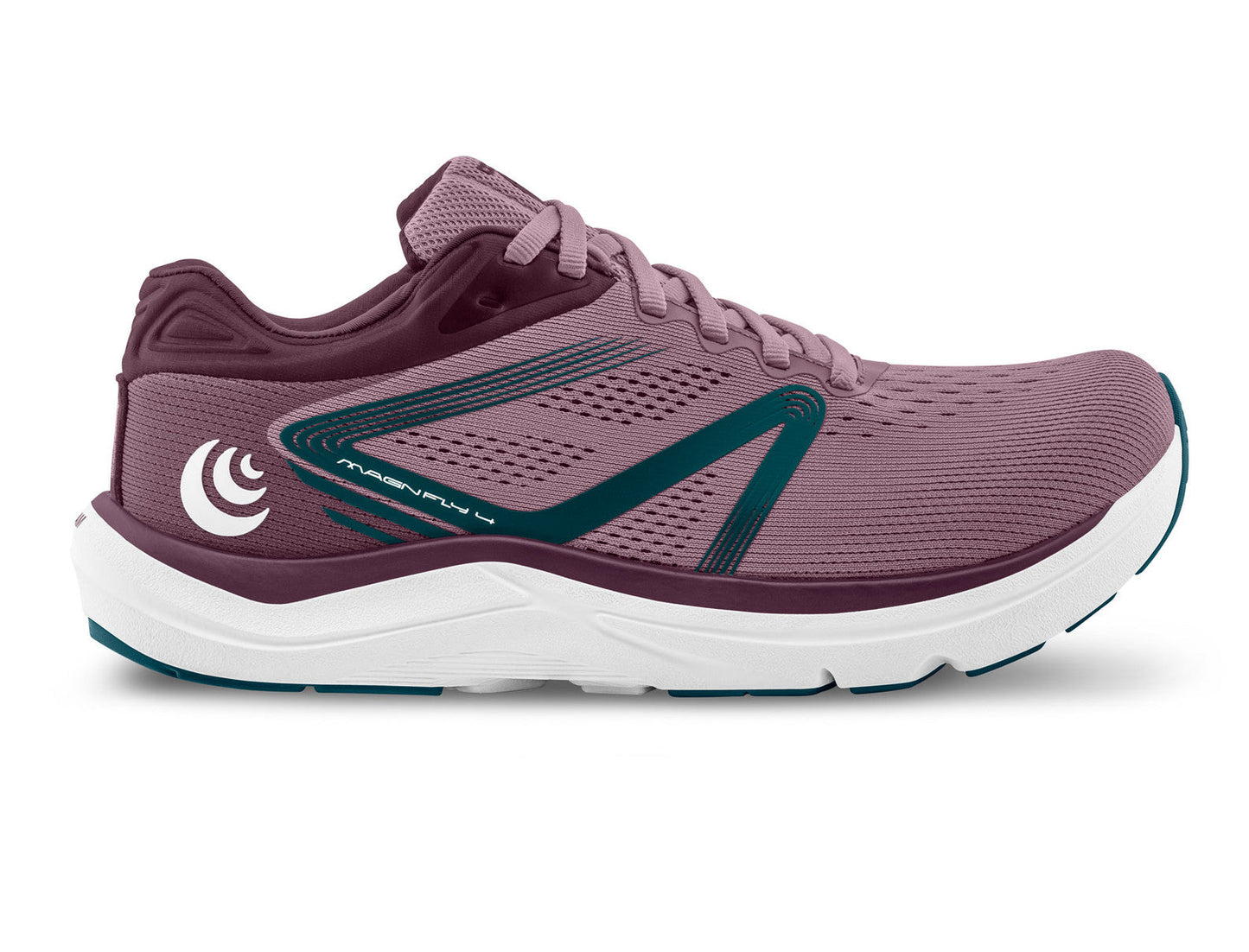 Women's Topo Athletic Magnifly 4, Mauve/Navy, 8 B Medium