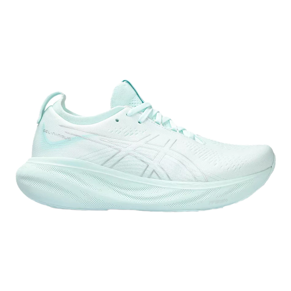 Women's Asics Gel-Nimbus 25, Soothing Sea/Pure Silver, 9.5 B Medium