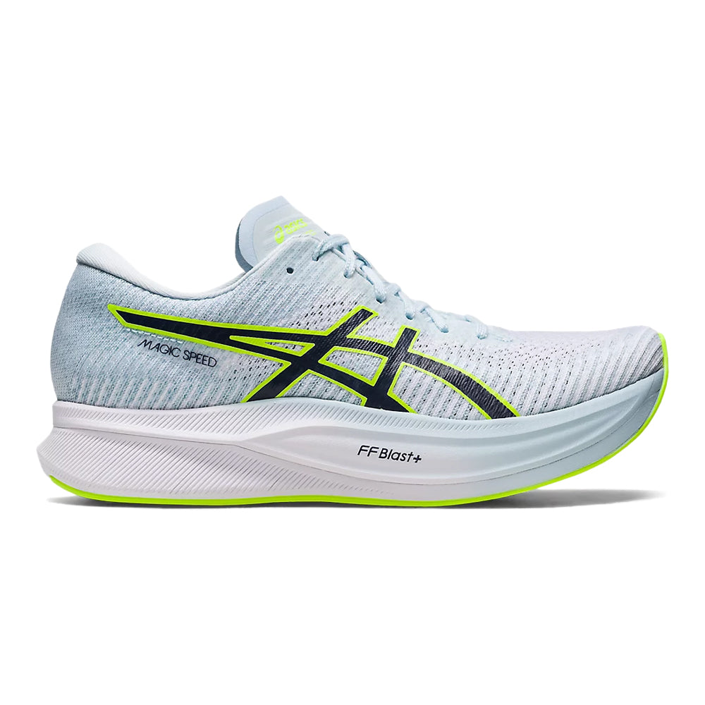Women's Asics Magic Speed 2, Sky/Midnight, 8 B Medium
