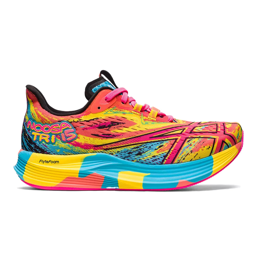 Women's Asics Noosa TRI 15, Aquarium/Vibrant Yellow, 9 B Medium