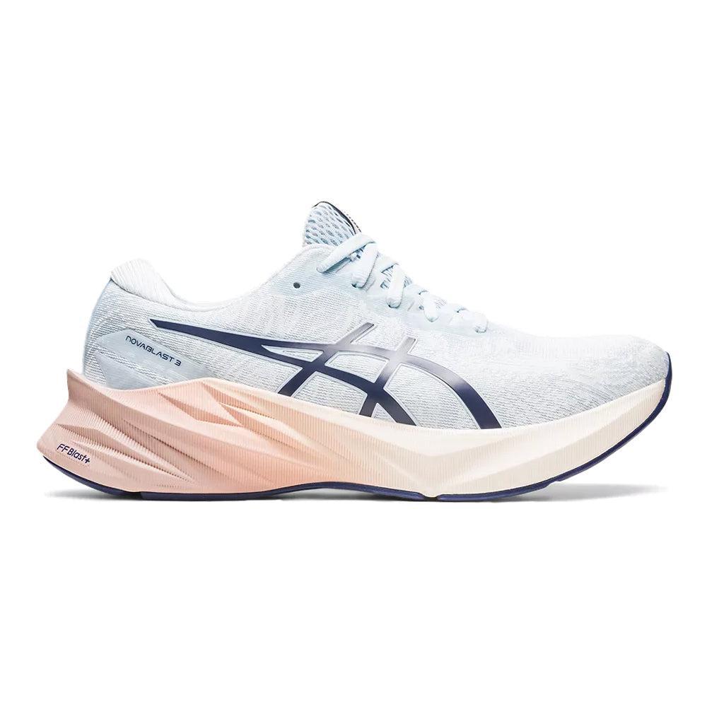 Women's Asics Novablast 3, Sky/Cream, 11 B Medium