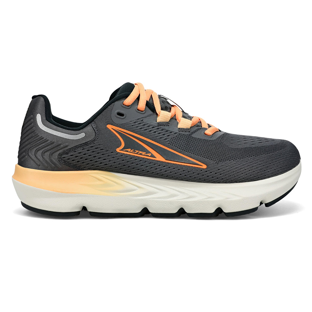 Women's Altra Provision 7, Gray/Orange, 7.5 B Medium