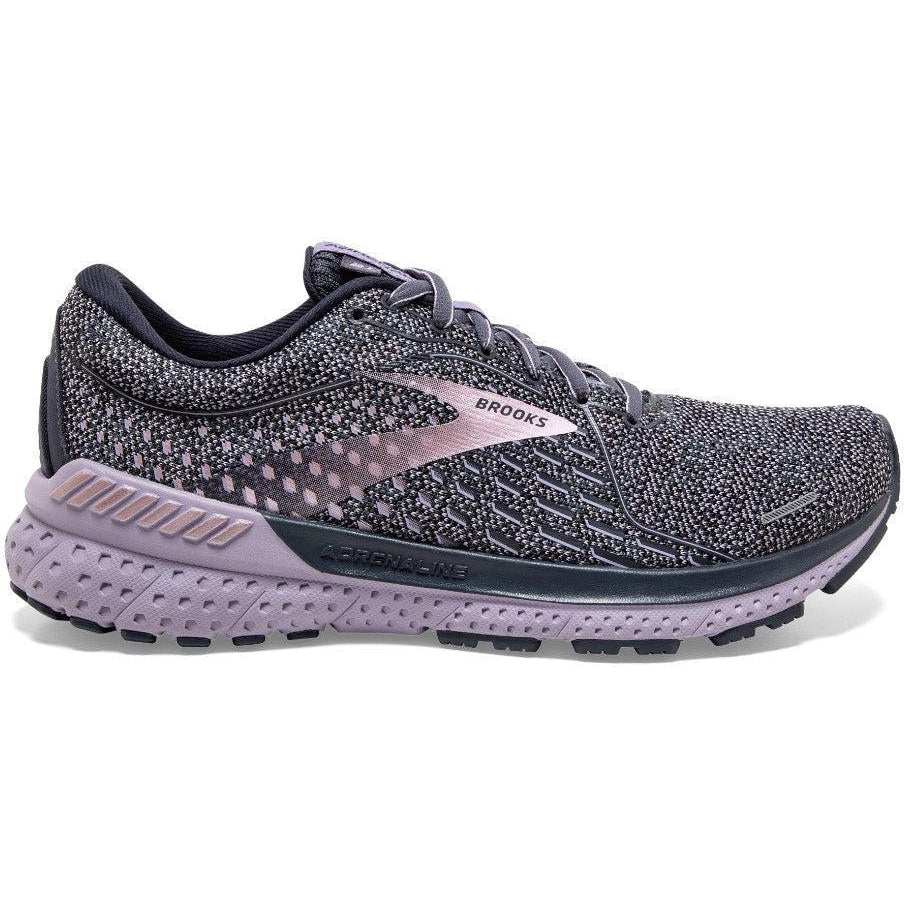Women's Brooks Adrenaline GTS 21, Ombre/Lavender/Metallic, 10 B Medium