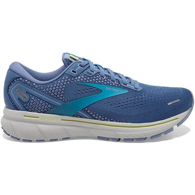 Women's Brooks Ghost 14, Blue/Ocean/Oyster, 10.5 B Medium