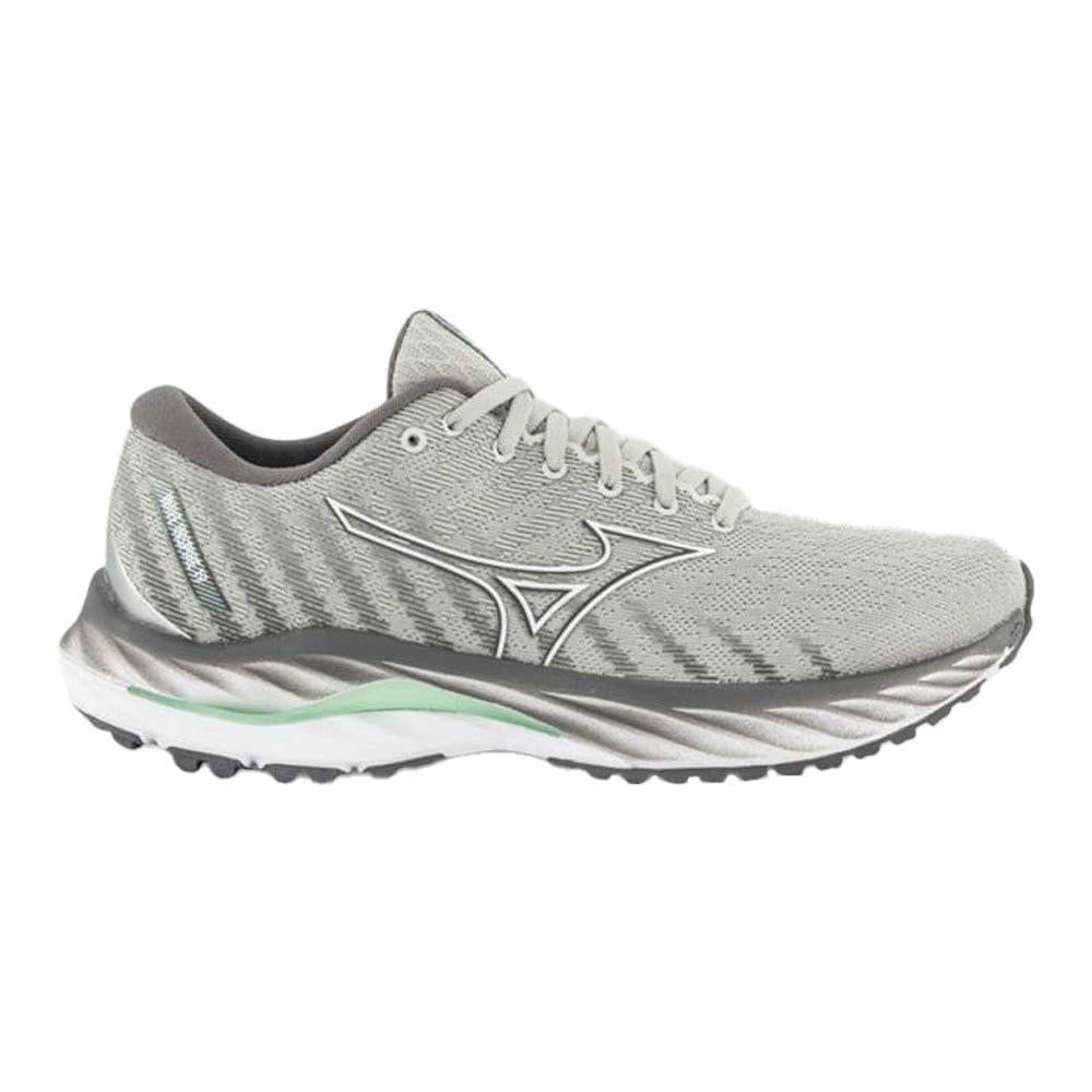 Women's Mizuno Wave Inspire 19, Harbor Mist-White, 11.5 B Medium