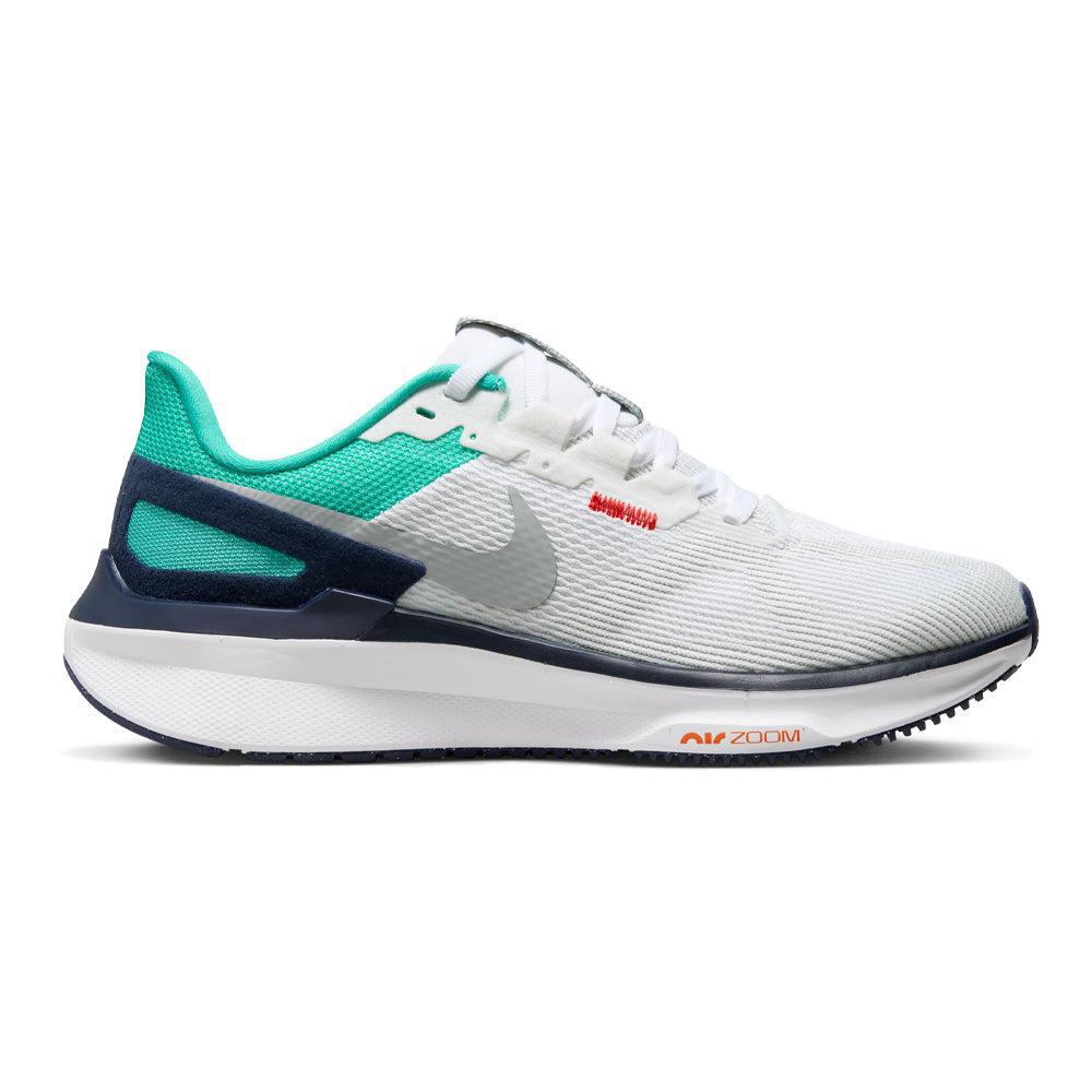Women's Nike Structure 25, White/Lt Smoke Grey-Clear Jade-Jade Ice, 8 B Medium