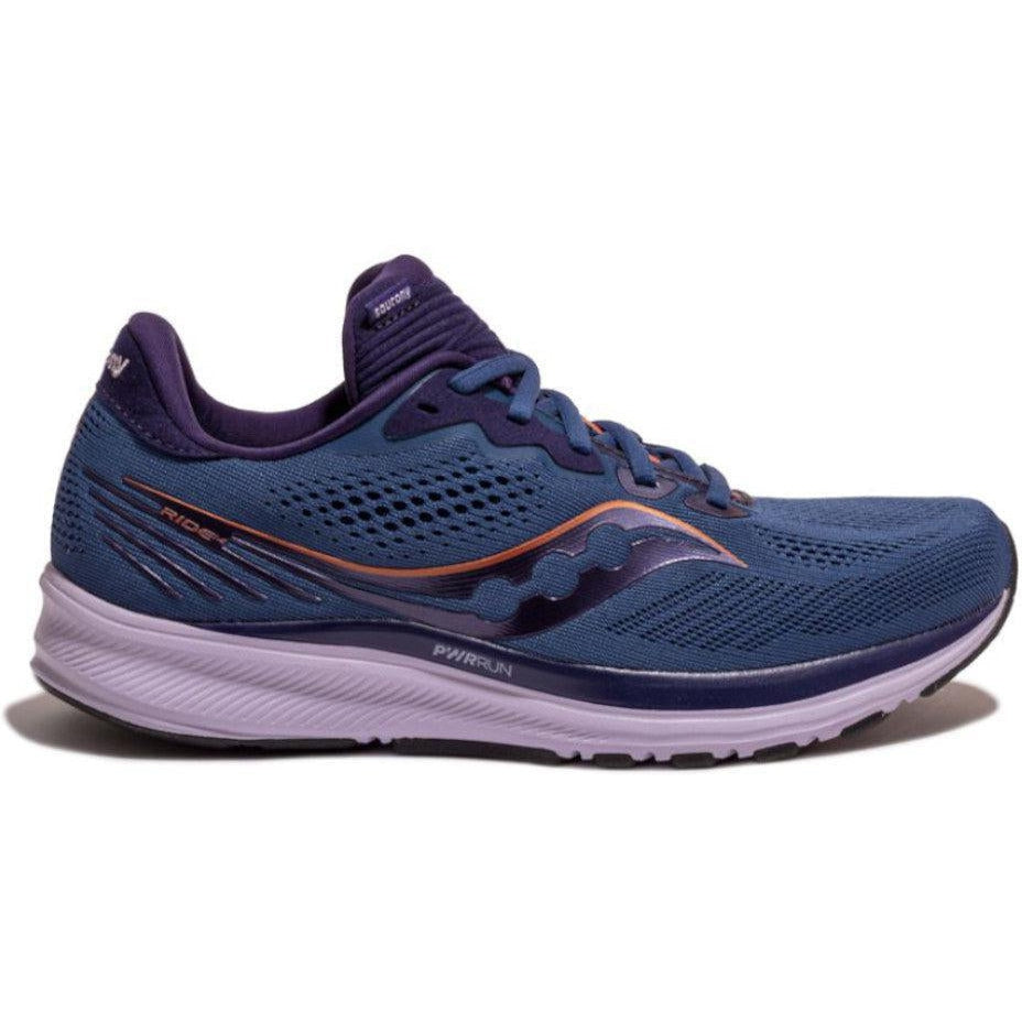 Women's Saucony Ride 14, Midnight/Copper, 6 B Medium