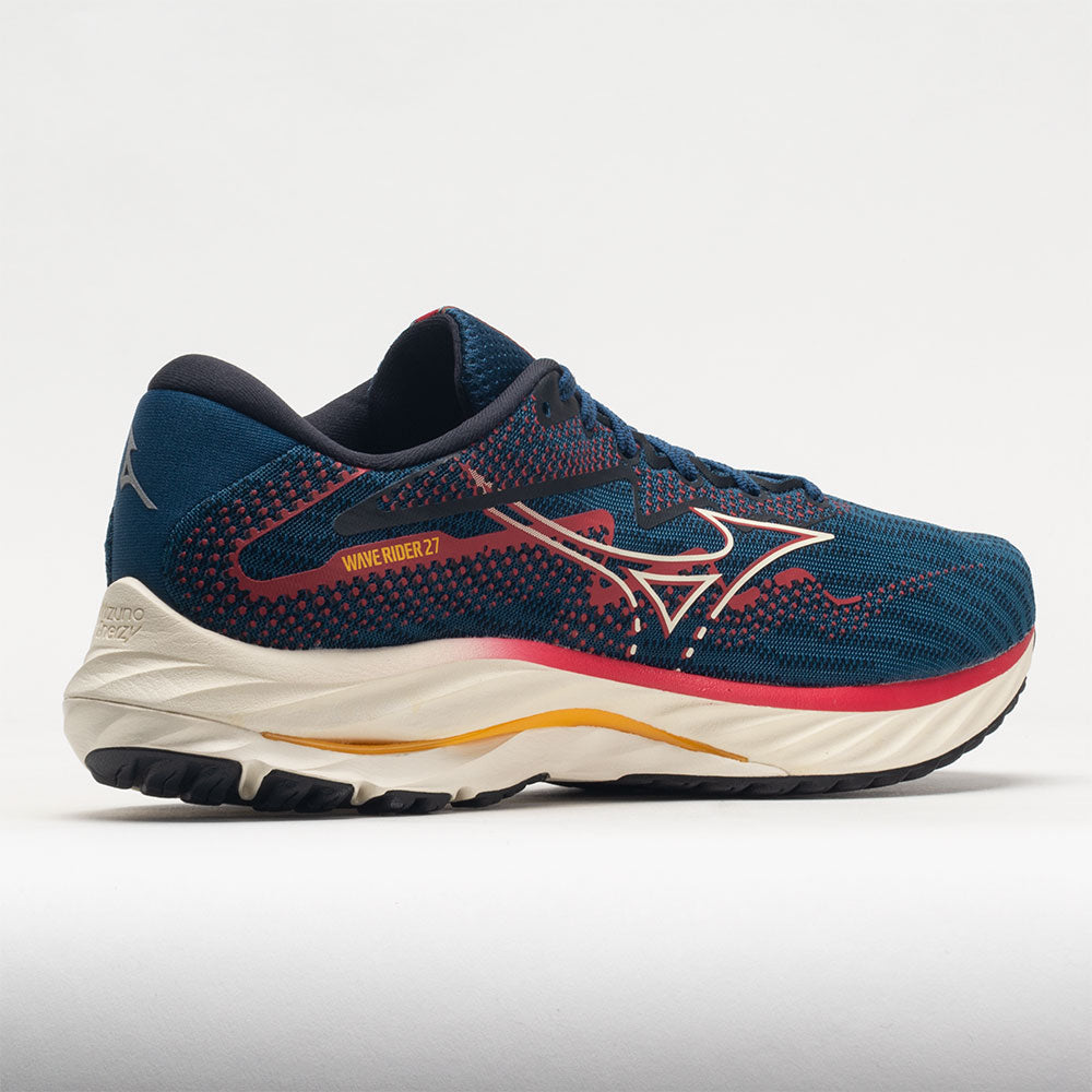 Mizuno Wave Rider 27 Mesh Men's Blue Opal/Papyrus