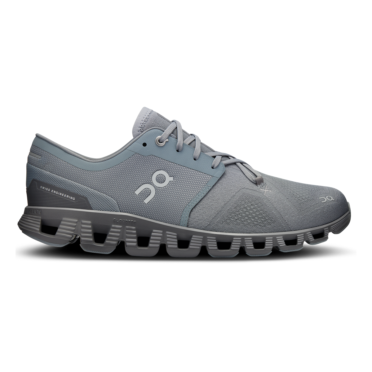 Men's On Cloud X 3, Mist/Rock, 14 D Medium