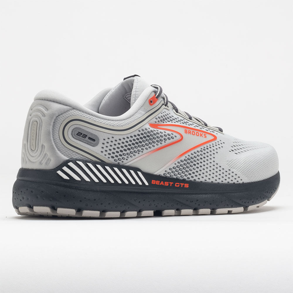 Brooks Beast GTS 23 Men's Grey/Scarlet/Ebony