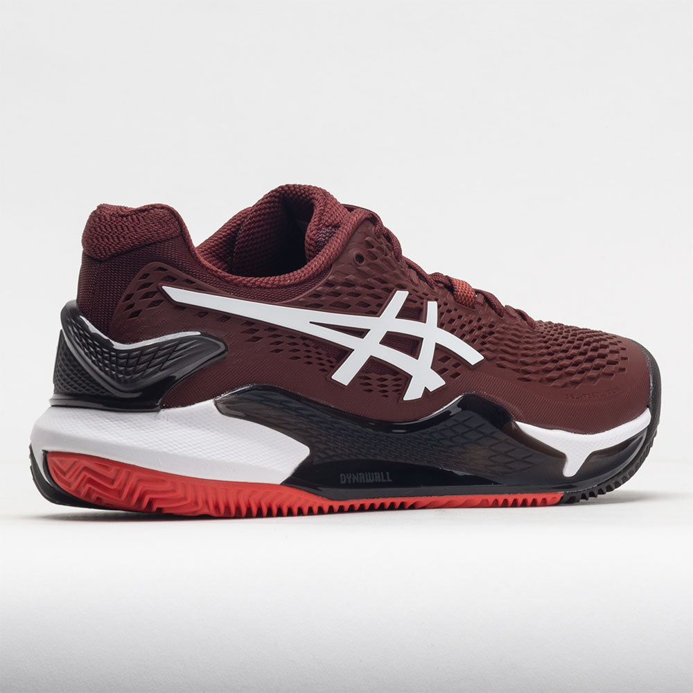 ASICS GEL-Resolution 9 Clay Men's Antique Red/White