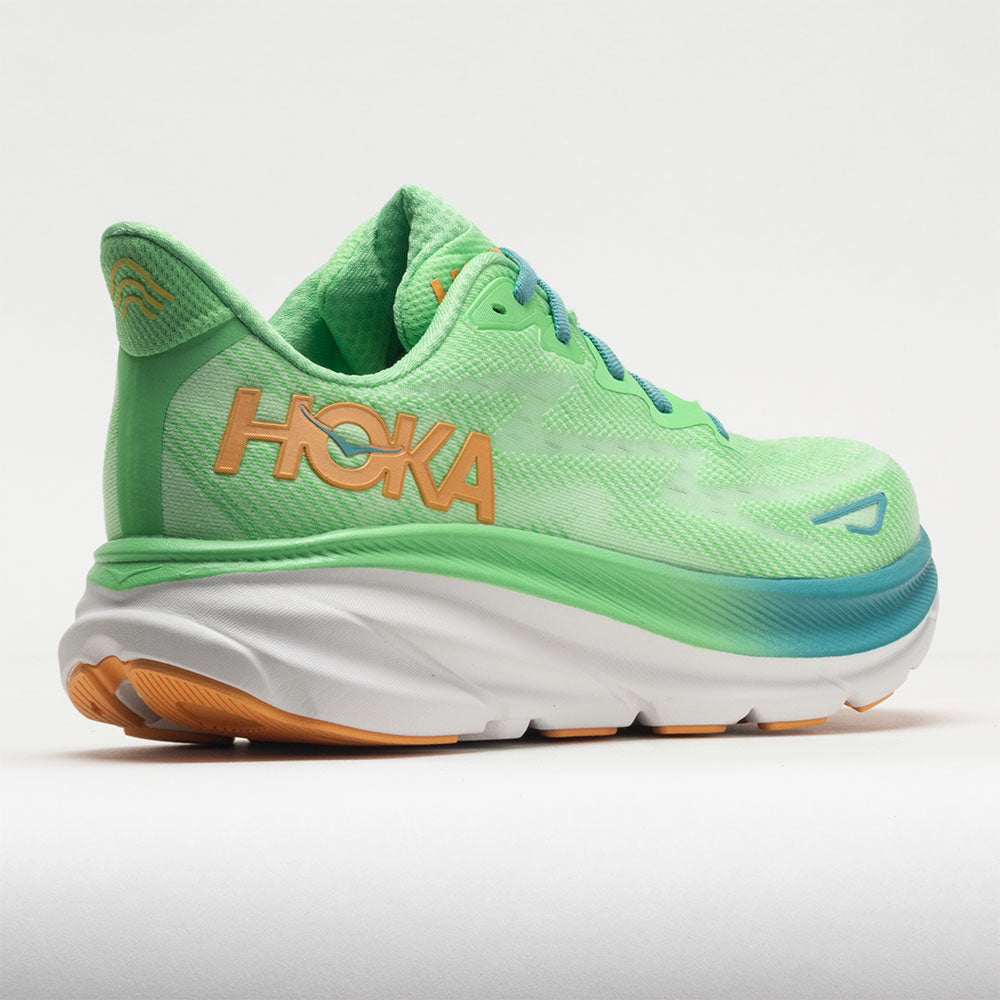 HOKA Clifton 9 Men's Zest/Lime Glow