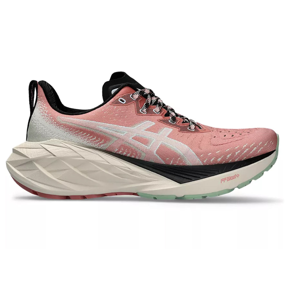 Women's Asics Novablast 4 TR, Nature Bathing/Rose Rouge, 9.5 B Medium