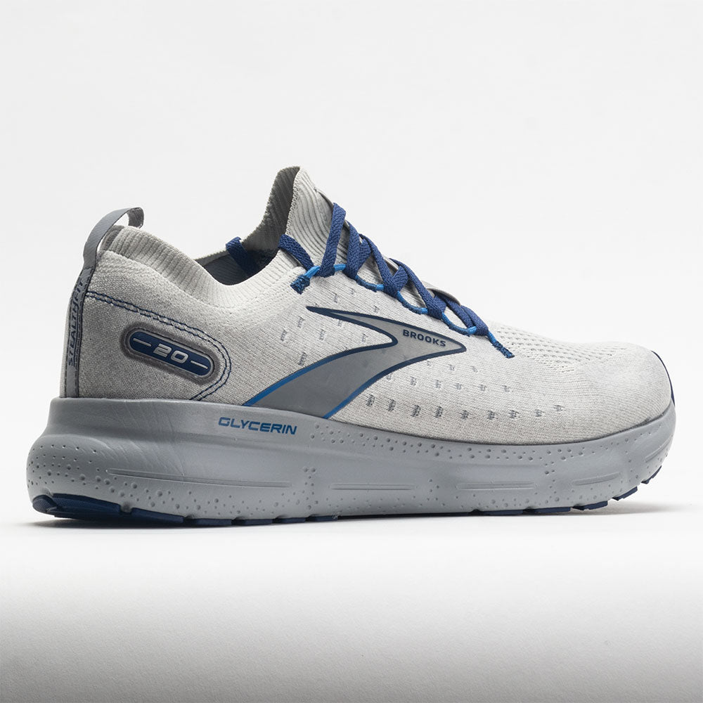 Brooks Glycerin StealthFit 20 Men's Oyster/Alloy/Blue Depths