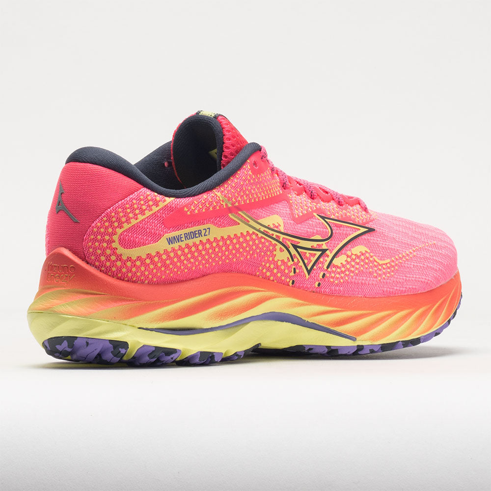 Mizuno Wave Rider 27 Mesh Women's High-Vis Pink/Ombre Blue