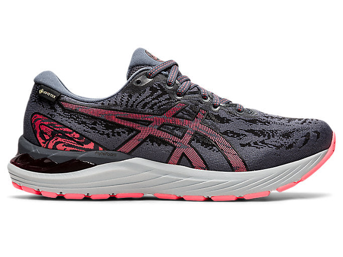 Women's Asics Gel-Cumulus 23 GTX, Carrier Grey/Black, 5.5 B Medium