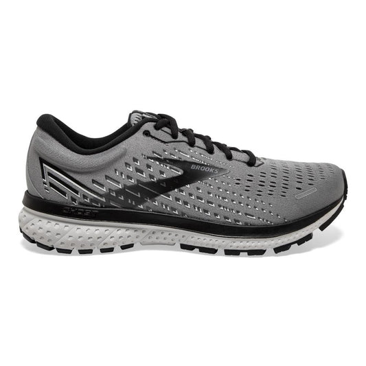 Men's Brooks Ghost 13, Primer Grey/Pearl/Black, 9.5 2E Wide