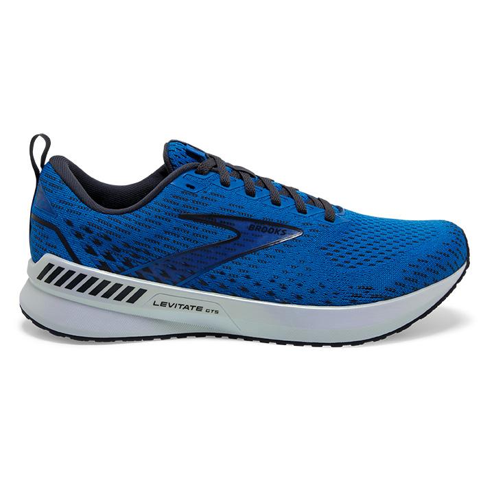 Men's Brooks Levitate GTS 5, Blue/India Ink/White, 9.5 2E Wide