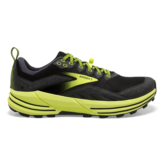 Men's Brooks Cascadia 16, Black/Ebony/Nightlife, 12 D Medium