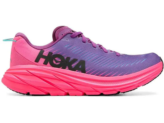 Women's Hoka One One Rincon 3, Beautyberry/Knockout Pink, 9.5 B Medium