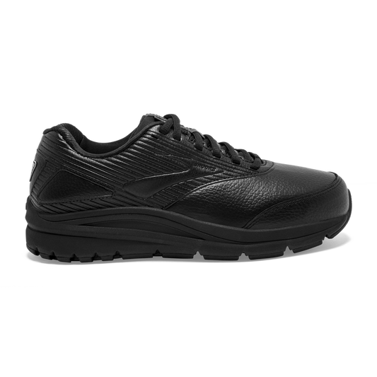 Women's Brooks Addiction Walker 2, Black/Black, 6.5 D Wide