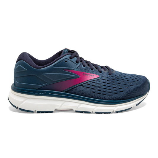 Women's Brooks Dyad 11, Blue/Navy/Beetroot, 9 B Medium