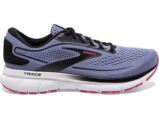 Women's Brooks Trace 2, Purple Impression/Black/Knocko, 10.5 B Medium