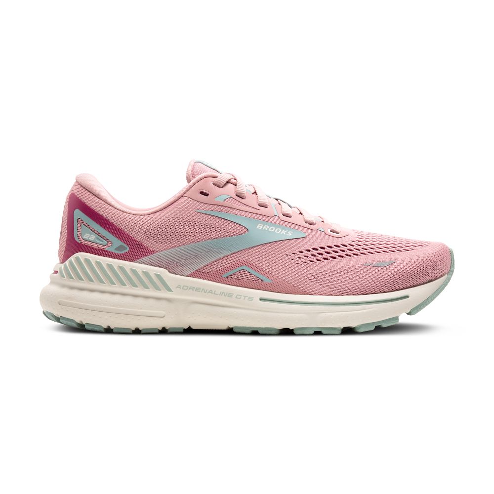 Women's Brooks Adrenaline GTS 23, Zephyr/Blue/Coconut, 8.5 B Medium