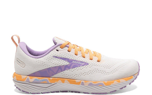 Women's Brooks Revel 6, White/Vista/Lavendula, 11 B Medium