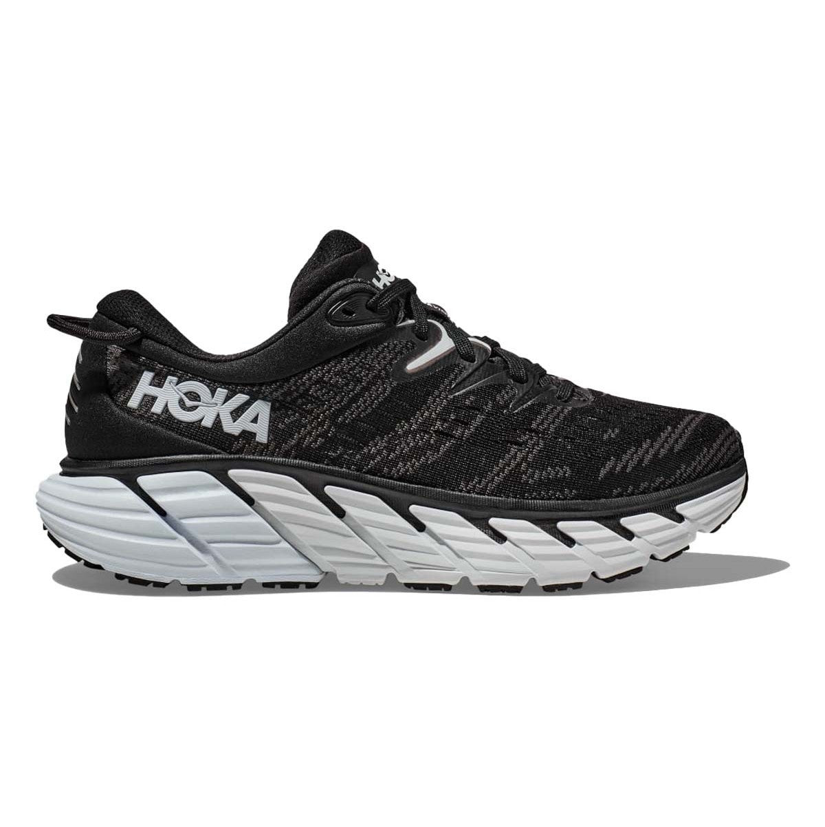 Men's Hoka One One Gaviota 4, Black/White, 9.5 D Medium