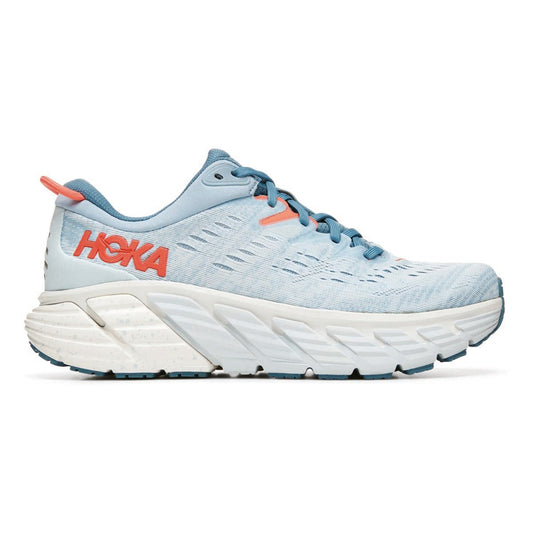 Women's Hoka One One Gaviota 4, Blue Fog/Plein Air, 7 B Medium