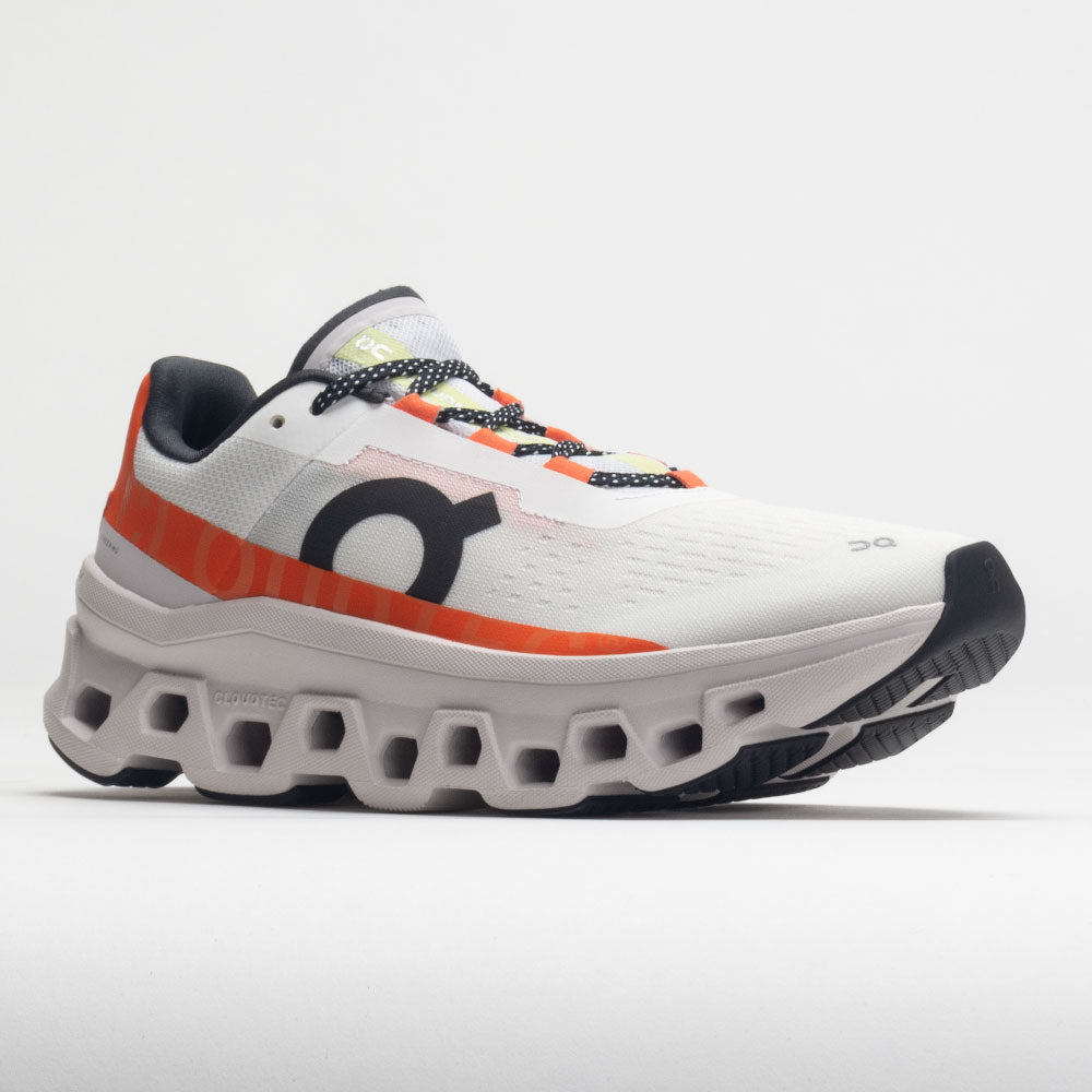 On Cloudmonster Men's  Undyed White/Flame