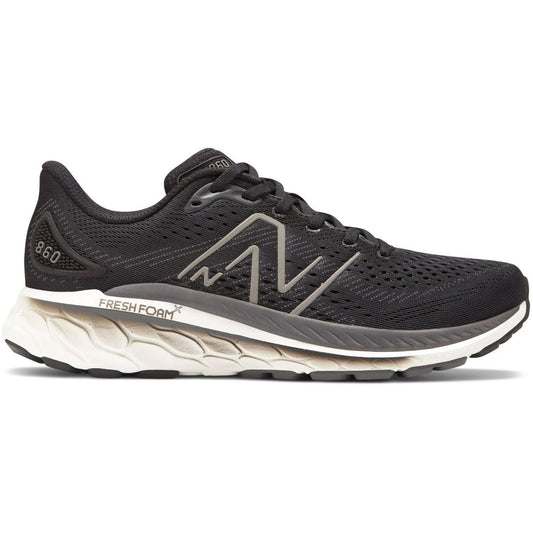 Men's New Balance Fresh Foam X 860v13, Black/White, 11.5 2E Wide