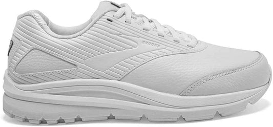 Women's Brooks Addiction Walker 2, White/White, 6 B Medium