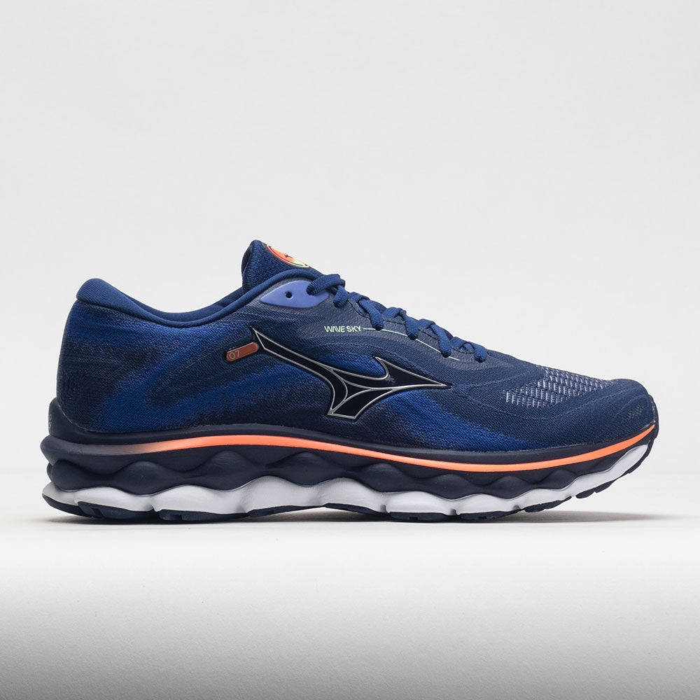 Mizuno Wave Sky 7 Men's  Blue Depths/Silver