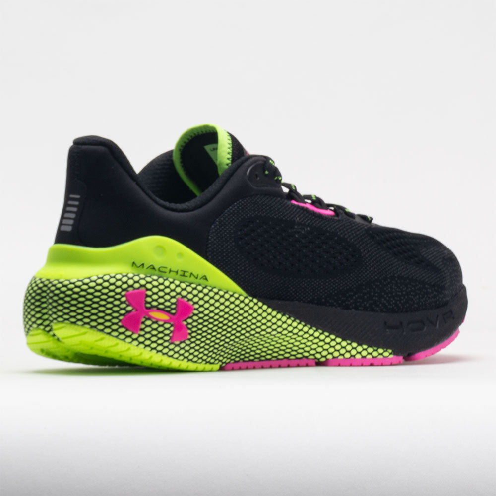 Under Armour HOVR Machina 3 Men's  Black/Lime Surge/Rebel Pink